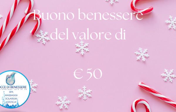 Buono Benessere del valore di €  50